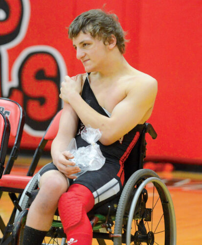 Defying the odds: Being in wheelchair doesn’t deter CC wrestler